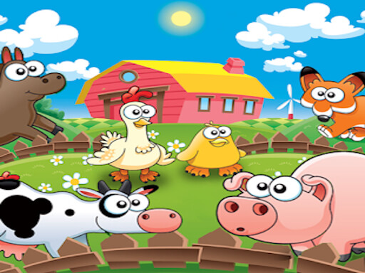 Farm Animals Learning Game